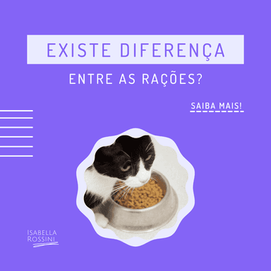 Qual a diferença entre as rações?