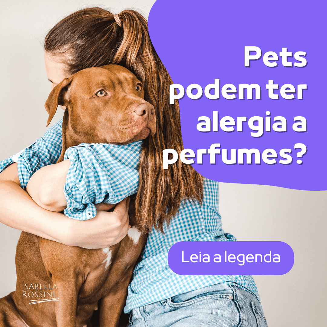 Pets podem ter alergia a perfumes?