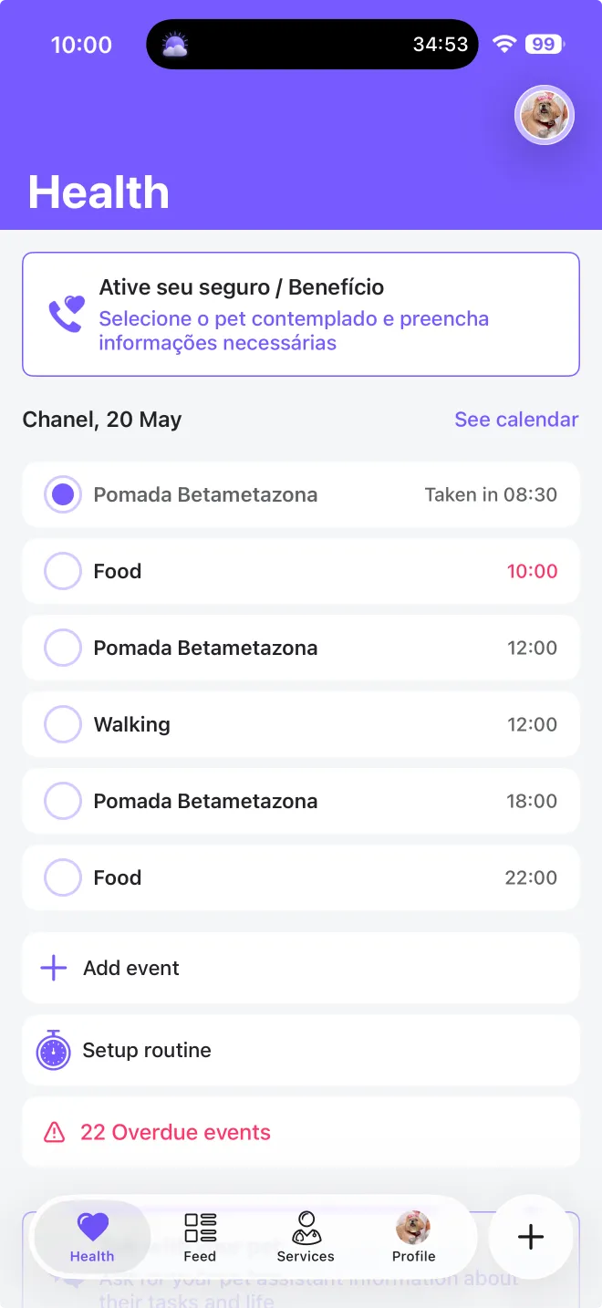 Flockr Health Screen