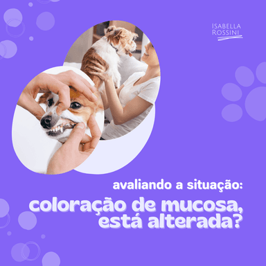 Avaliando a situação: coloração de mucosa.