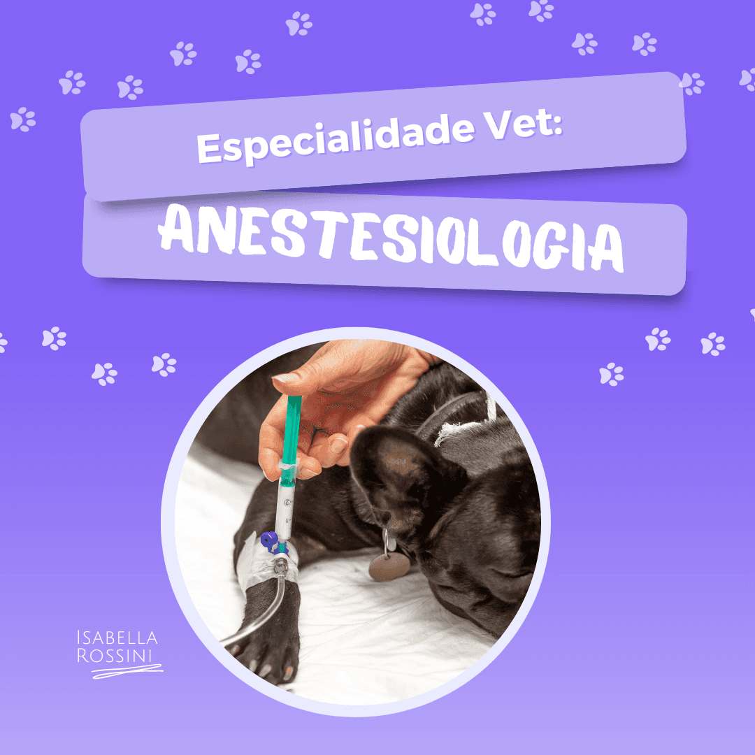 Especialidades: Anestesiologista Veterinária